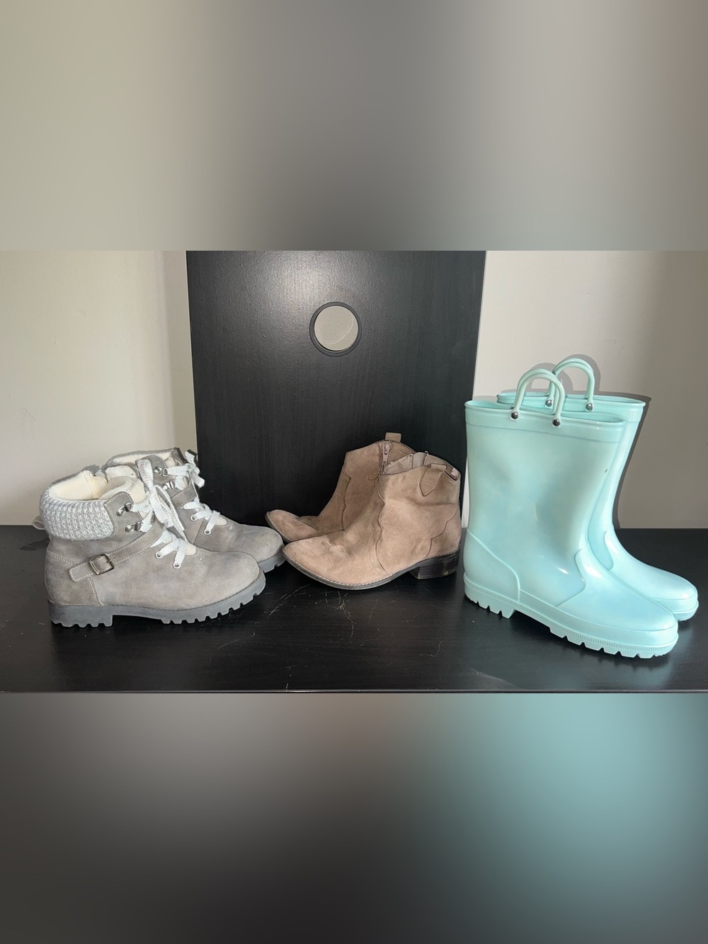 3 Pair of Girls Boots Size 3